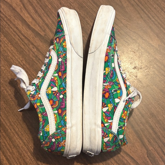 Vans Old Skool Tapered Mushroom Floral Shoes Men’s 7.5 Womens 9 Sneakers - Picture 6 of 8